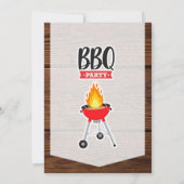 BACKYARD PARTY BBQ BIRTHDAY INVITATION (Dos)