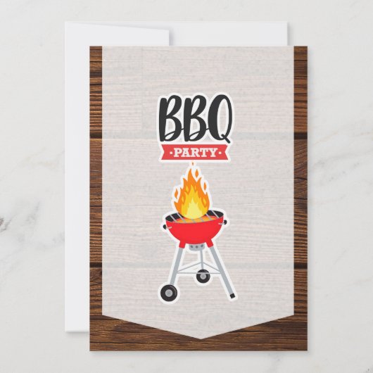 BACKYARD PARTY BBQ BIRTHDAY INVITATION (Dos)