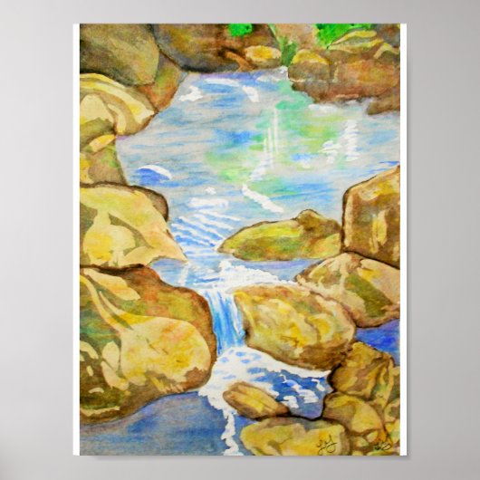 Backyard Stream Poster (Voorkant)