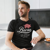 Bacon Amerikaans Carnivoor Ontbijt Retro T-shirt
