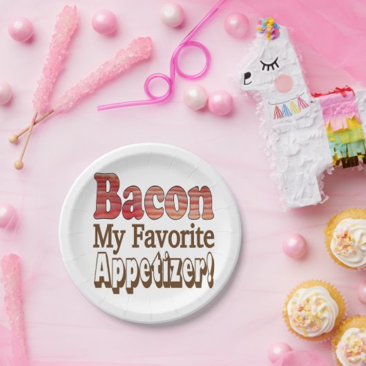 Bacon Appetizer Paper Bord (Feest)