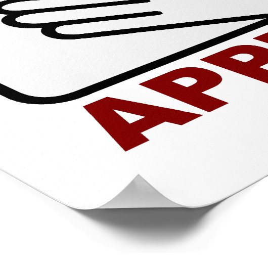 Bacon Applaud Poster (Hoek)