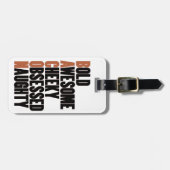 Bacon Attitude Bagagelabel (Voorkant horizontaal)