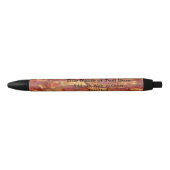 Bacon Background Pattern Zwarte Inkt Pen (Voorkant)