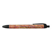 Bacon Background Pattern Zwarte Inkt Pen (Bovenkant)