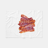 Bacon Bacon Bacon Bacon Fleece Deken (Voorkant (Horizontaal))