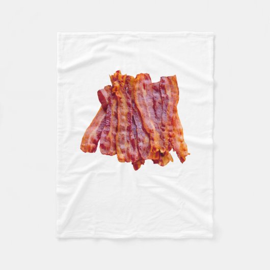 Bacon Bacon Bacon Bacon Fleece Deken (Voorkant)