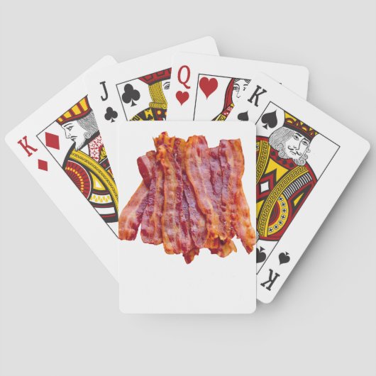 Bacon Bacon Bacon Bacon Pokerkaarten (Achterkant)