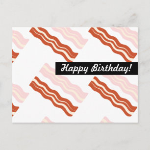 Bacon Birthday elke keer persoonlijk Briefkaart