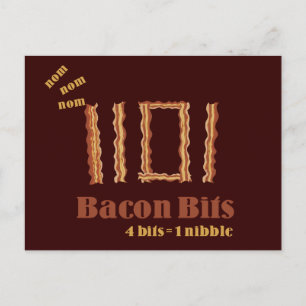 Bacon Bits Briefkaart