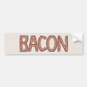Bacon-Bumpersticker Bumpersticker