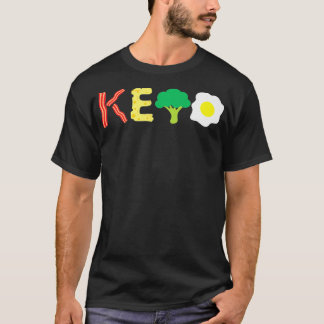 Bacon Cheese Broccoli Egg Keto Diet Ketosis Premiu T-shirt