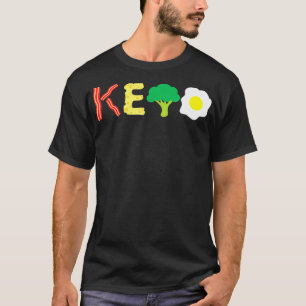 Bacon Cheese Broccoli Egg Keto Diet Ketosis T-shirt