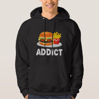 Bacon Cheeseburger Hamburger en Frites Addi Hoodie