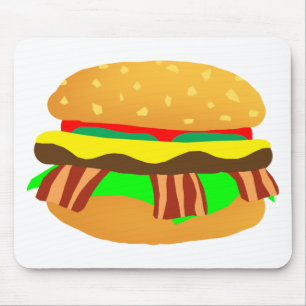 Bacon Cheeseburger Muismat