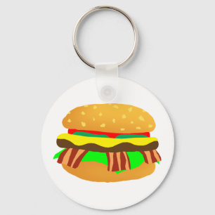 Bacon Cheeseburger Sleutelhanger