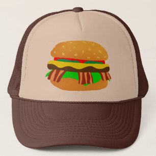 Bacon Cheeseburger Trucker Pet