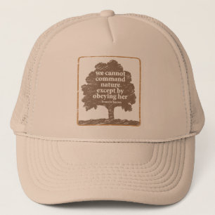 Bacon Citaat over Natuur Trucker Pet