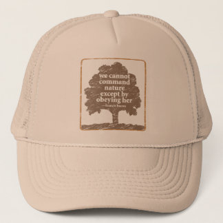 Bacon Citaat over Natuur Trucker Pet