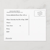 Bacon Day-uitvindingen Uitnodiging Briefkaart (Achterkant)