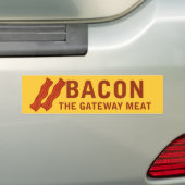 Bacon, de Gateway Vat Bumpersticker (Op auto)