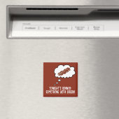 Bacon Dinner Idea Funny Fridge Magnet Magneet (Insitu (Vaatwasser))