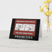 Bacon Dispenser Motivatie Kaart (Gele Bloem)