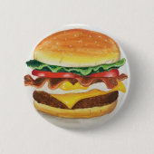 Bacon Egg & Cheeseburger Button (Voorkant)