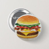 Bacon Egg & Cheeseburger Button (Voorkant /achterkant)
