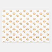 Bacon Egg en Cheese Bagel Ontbijt Sandwich NYC Inpakpapier Vel (Voorkant 3)