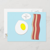 Bacon & Egg Post Kaart (Voorkant / Achterkant)
