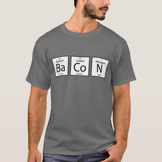 Bacon Elements T-shirt (Voorkant)
