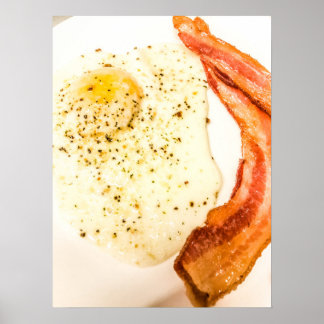 Bacon en Egg Breakfast Poster