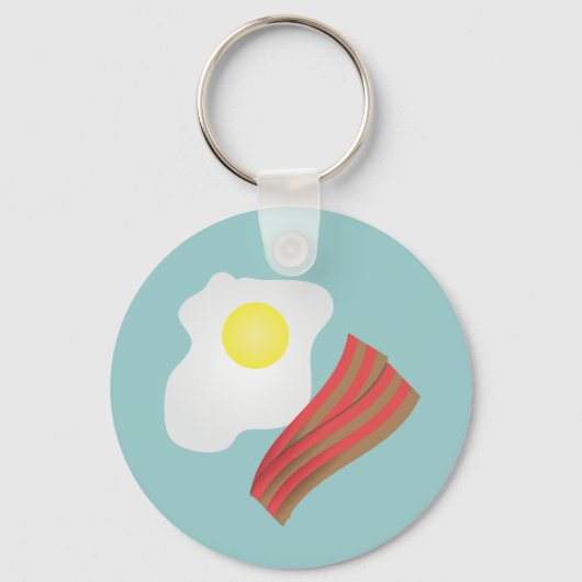 Bacon en Eggs Breakfast Sleutelhanger (Voorkant)