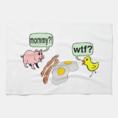 Bacon en Eggs Nightmare Theedoek (Horizontaal)