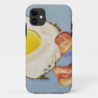Bacon en ei Ontbijt schilderij iPhone 11 Hoesje
