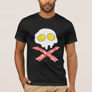 BACON EN EIEREN COOL SKULL-BOTTEN MET T-Shirt