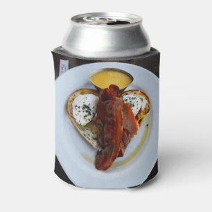 Bacon en eieren op Love Hear Bread Blikjeskoeler