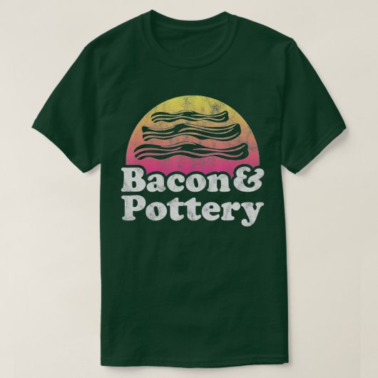 Bacon en Pottery T-shirt (Design voorkant)