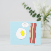 Bacon et carte postale d'oeufs (Debout devant)