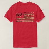 Bacon Flag Pig T-shirt (Design voorkant)