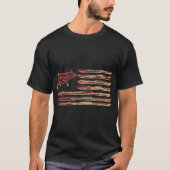 Bacon Flag Pig  T-shirt (Voorkant)