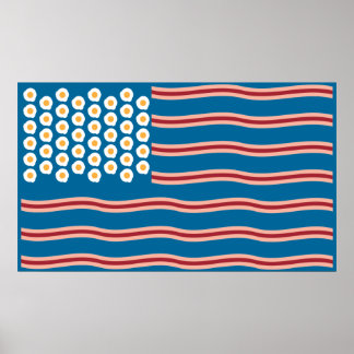 Bacon for the US Funny Poster