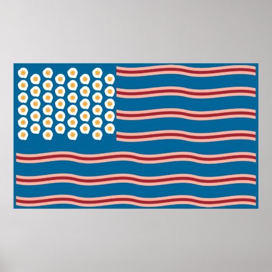 Bacon for the US Funny Poster (Voorkant)