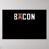 Bacon Funny Bacon Lover Poster (Voorkant)