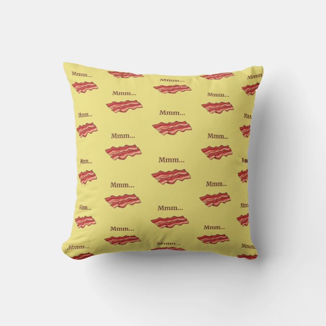 Bacon Funny Kussen (Voorkant)