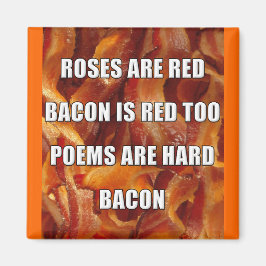 Bacon Gedicht Grappige Koelkast Magnet Magneet