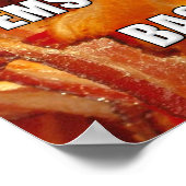 Bacon Gedicht Grappige Poster Bord (Hoek)