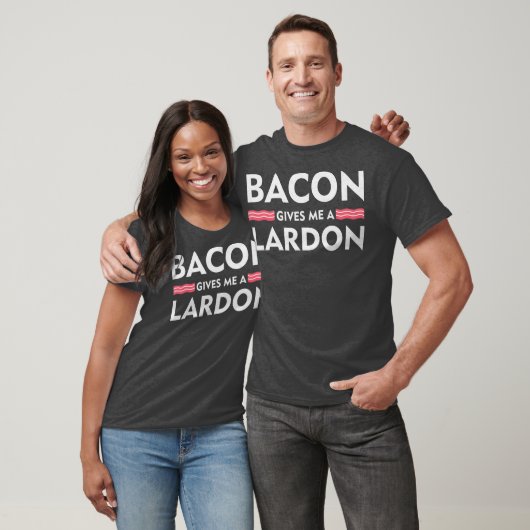 Bacon geeft me een Lardon Funny Bacon Lovers T-shirt (Unisex)