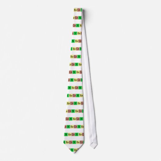 Bacon Geek Stropdas (Voorkant)